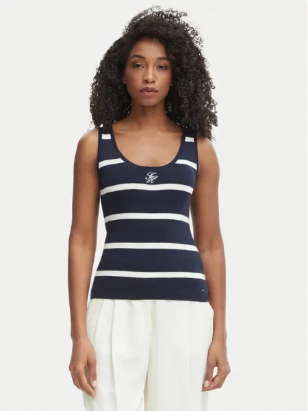 Tommy Hilfiger Top Mornarsko modra
