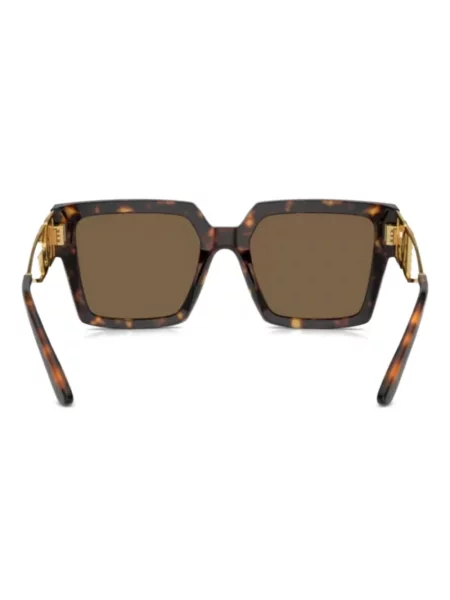 Слънчеви очила Dolce & Gabbana Eyewear с кристали кафяво