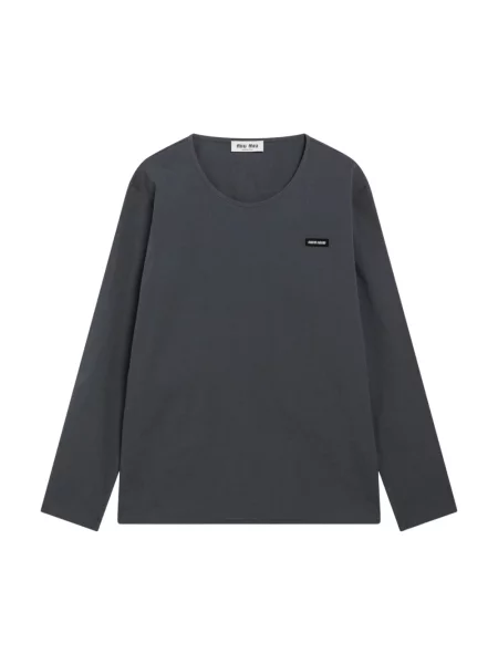 Top Miu Miu czarny