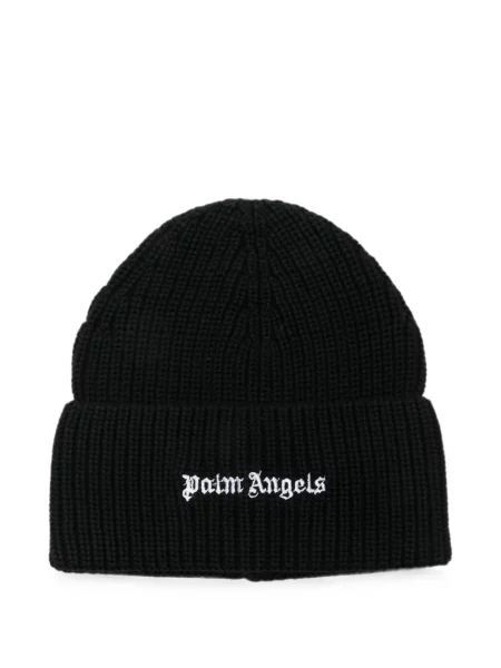 Căciulă Palm Angels cu broderie negru