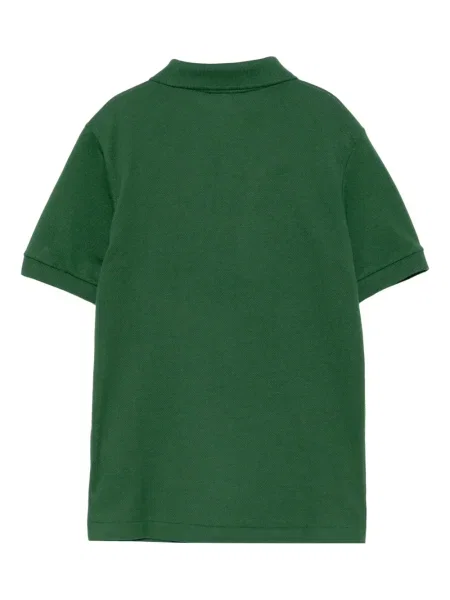 Koszulka polo dziecięca Lacoste zielona