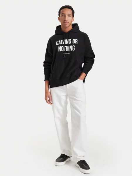 Calvin Klein Jeans Džemperis Calvins Or Nothing juoda