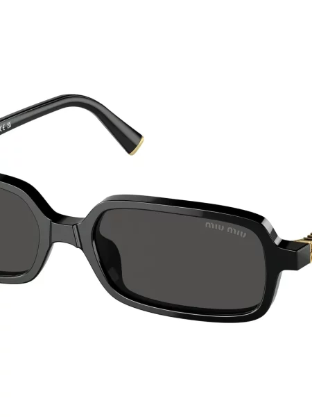 Правоъгълни слънчеви очила Miu Miu Eyewear черно