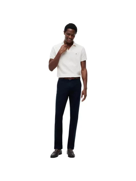 Pantaloni Tommy Hilfiger albastru