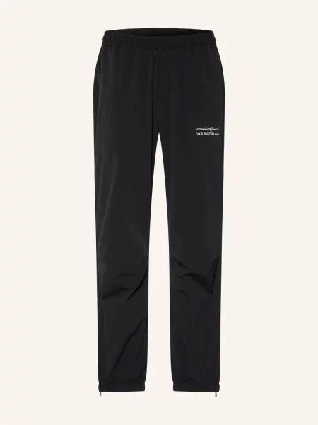Cole Buxton Kalhoty Z Teplákoviny Střih Extra Slim Fit černá