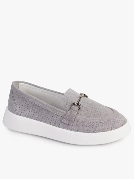 Замшевые туфли Modamilano серые