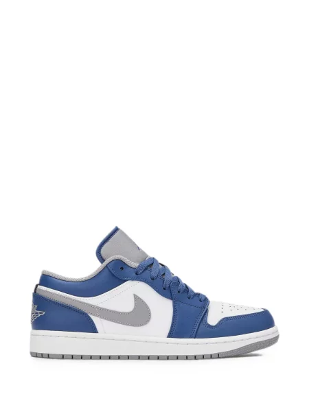 Sneakerși Jordan din piele albastru