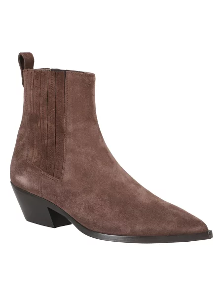 Buty do kostki Roberto Festa skórzane brązowe