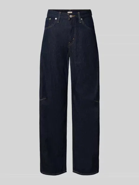 Jeansy o kroju barrel fit z wpuszczanymi Levi's granatowe