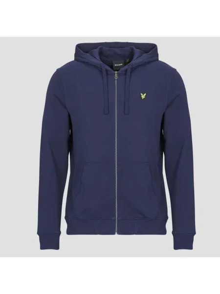 Mikina s kapucňou Lyle & Scott modrá