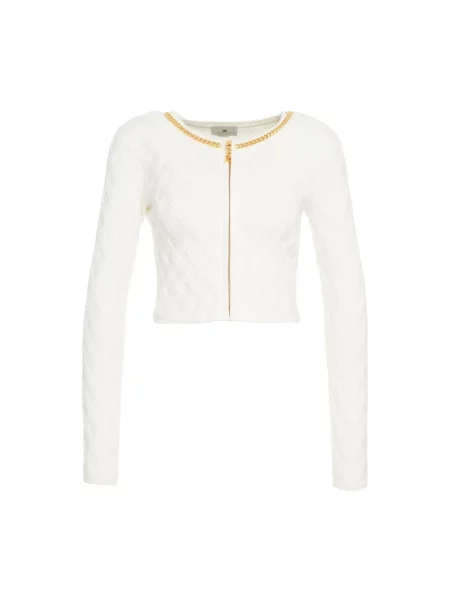 Kardigan Elisabetta Franchi biały