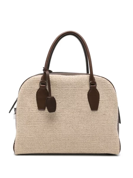 Kožna shopper torbica The Row