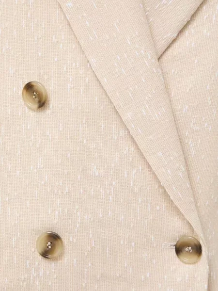 Двубортный пиджак Boss бежевый