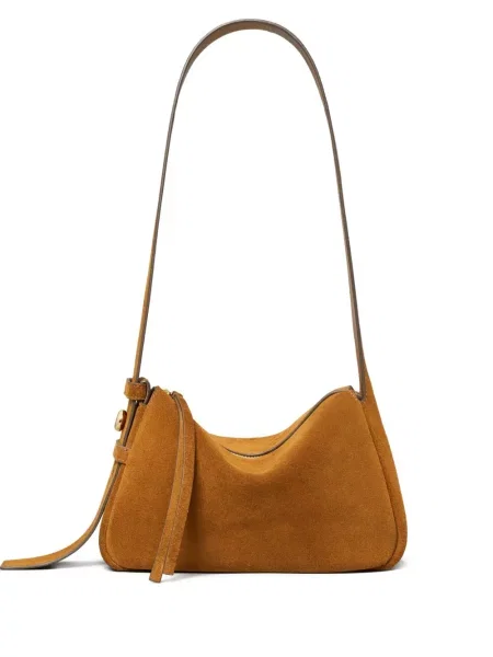 Torebka Tory Burch zamszowa brązowa