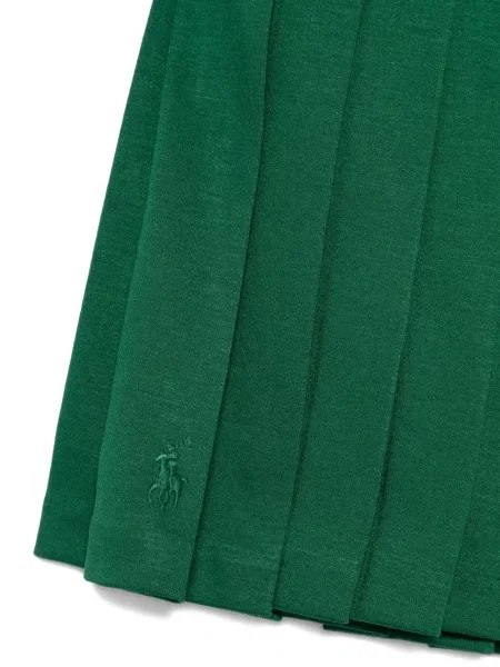 Spódnica dziecięca Polo Ralph Lauren zielona