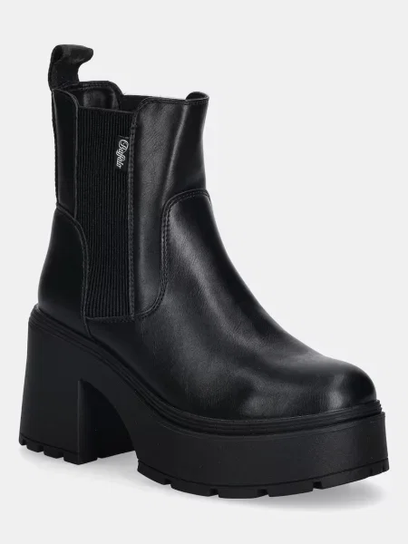 Buffalo cizme Mila Chelsea cu drept negru