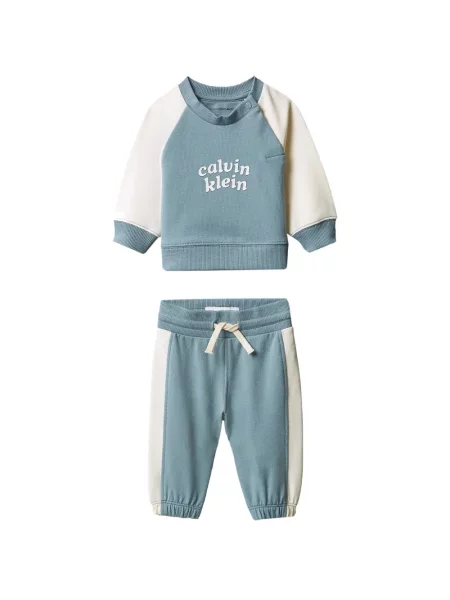 Komplet dresowy dziecięcy Calvin Klein niebieski
