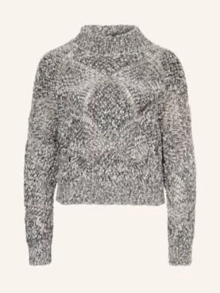 Antonelli Firenze Sweter Assia Z Cekinami grau biały