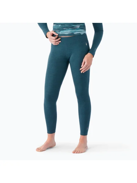 Дамски термо панталон Smartwool Merino Baselayer Bottom Boxed twilight blue heather синьо