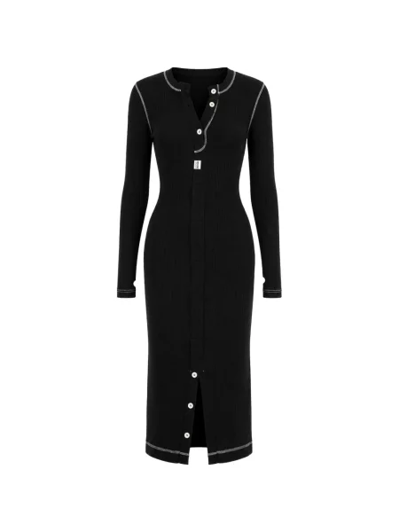 Rochie midi Moschino tricotate negru