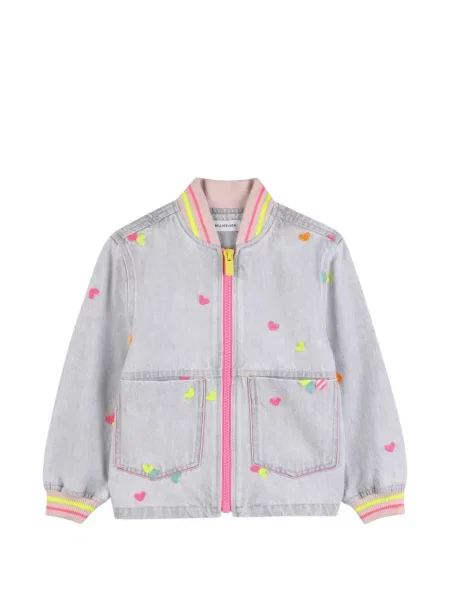 Kurtka bomber dziecięcy Billieblush szary