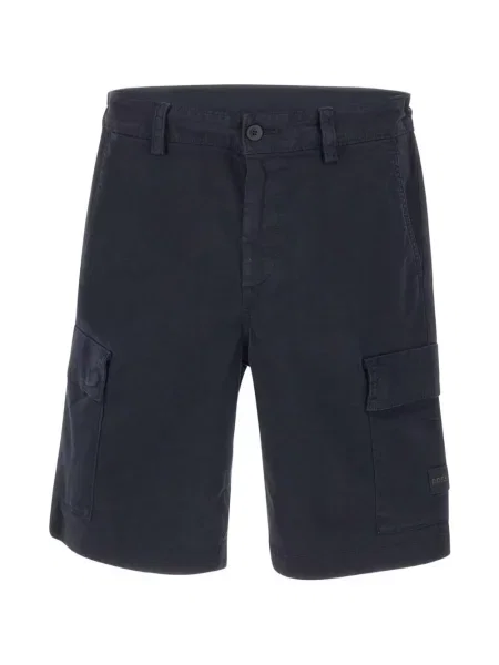 Pantaloni scurți cargo Boss albastru