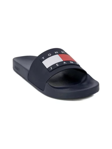 Tommy Jeans Șlapi Pool Slide Ess albastru