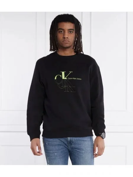 CALVIN KLEIN JEANS Pulóver MONOGRAM ECHO