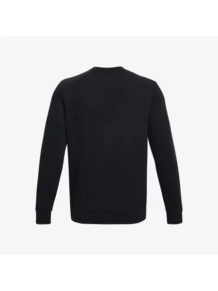 Mikina Under Armour Essential Fleece Crew černá/bílá černá