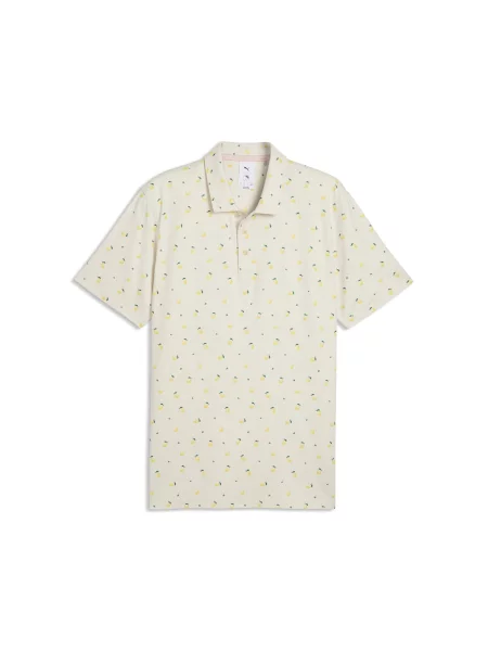 Koszulka polo PUMA x ARNOLD PALMER CLOUDSPUN Lemon Akcesoria M biały