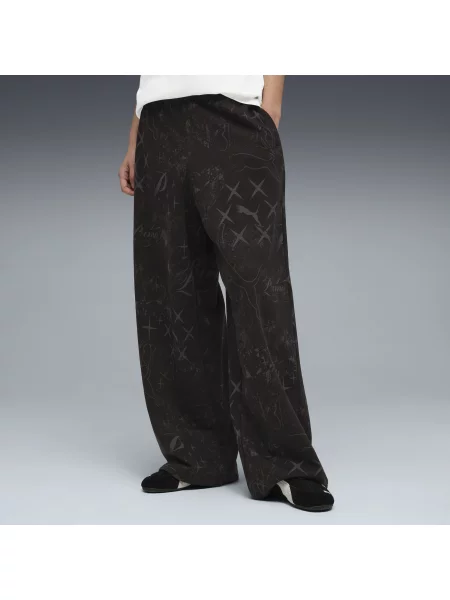 PUMA spodnie Street Glam Slouchy Akcesoria S czarny