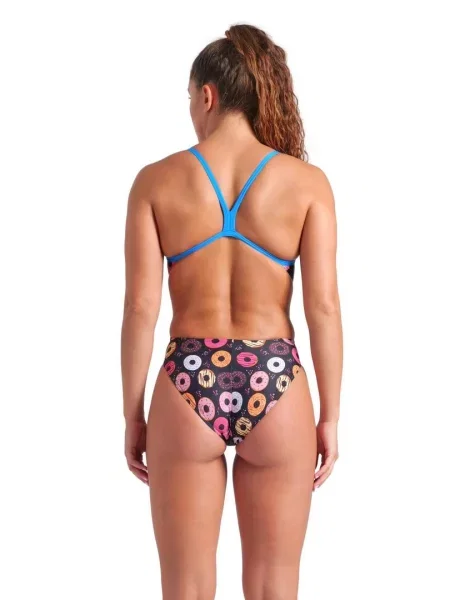 Strój Kąpielowy Arena Donuts Swimsuit Challenge czarny