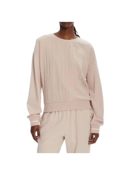 Bluza Liu Jo z logo beżowa