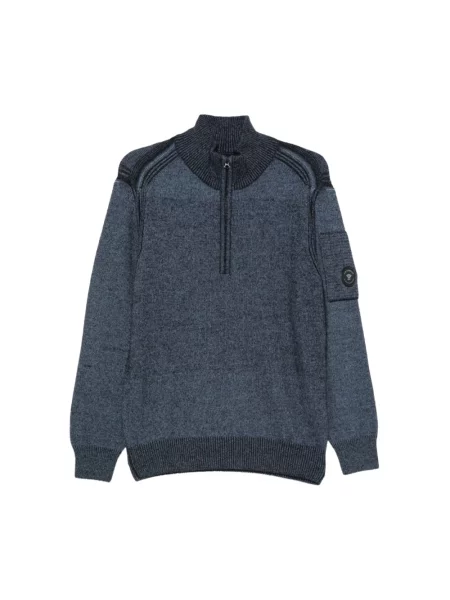 Sweter C.p. Company wełniany niebieski
