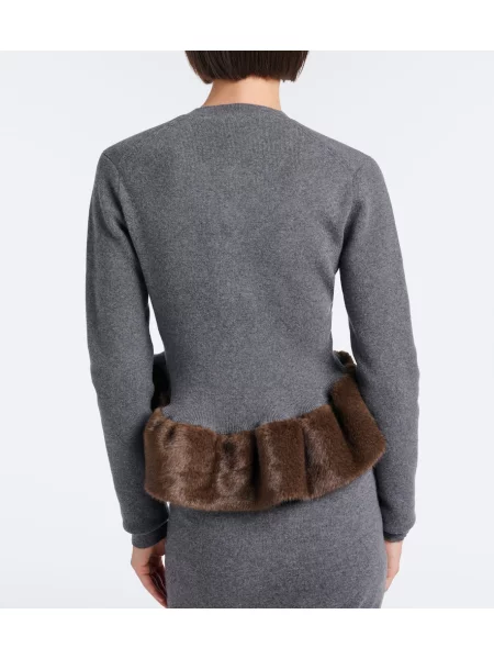 Pulover Stella Mccartney de lână gri