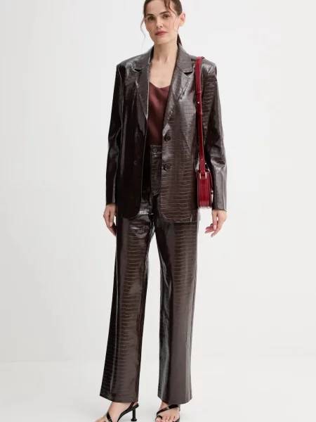 Піджак ISABELLE BLANCHE однобортний однотонний коричневий