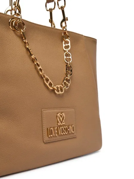 Geantă LOVE MOSCHINO bej