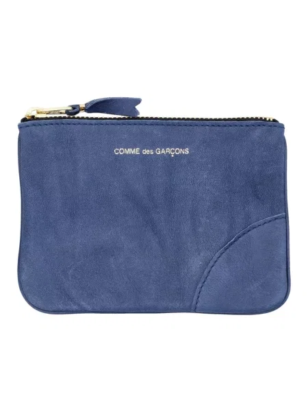 Kopertówka Comme Des Garcons skórzana niebieska