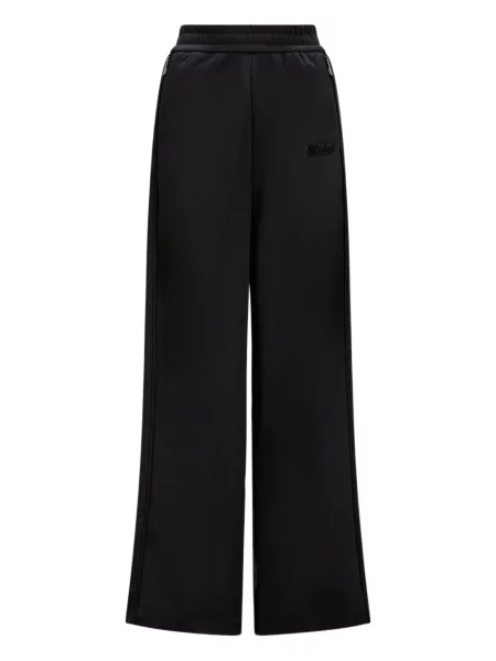 Pantaloni de trening Moncler cu dungi negru