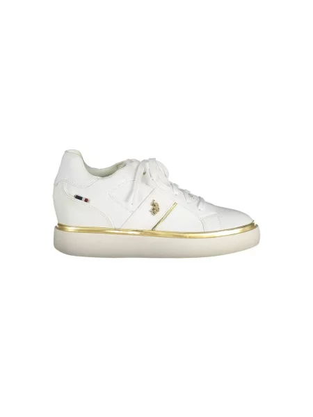 Koszulka polo U.s Polo Assn. koronkowa biała