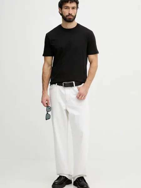 Armani Exchange kratka majica črna