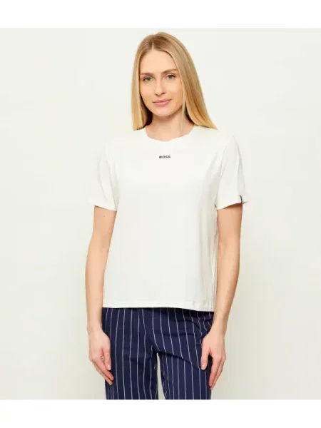 Boss Tricou Écru negru