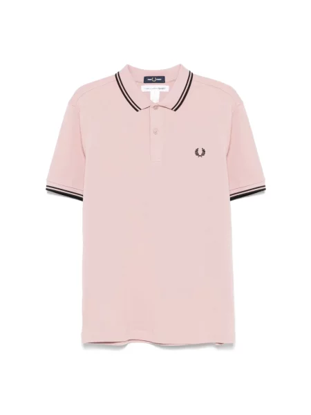 Dzianinowa koszulka Comme Des Garcons różowa