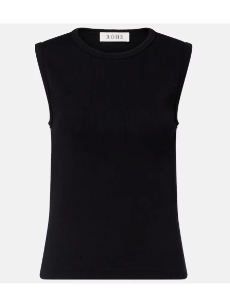 Top Róhe tricotate negru