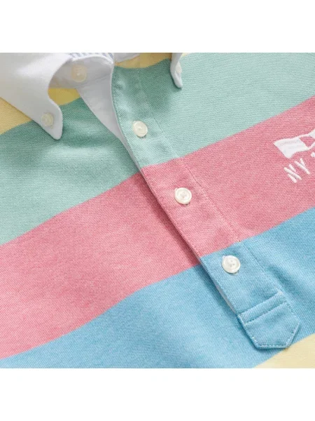 Dzianinowa koszulka polo Brooks Brothers z paskiem