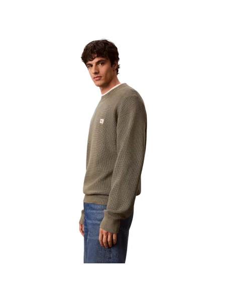 Pulover Calvin Klein Jeans verde