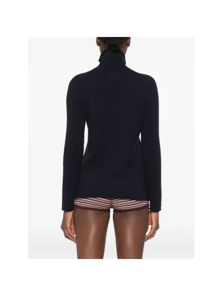 Sweter z golfem Be You niebieski