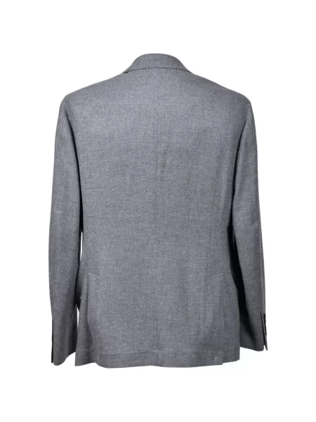 Sacou Brunello Cucinelli cu rever gri