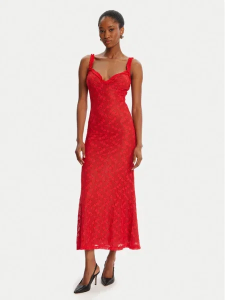Bardot Rochie cocktail Alegra Stretch Lace roșu