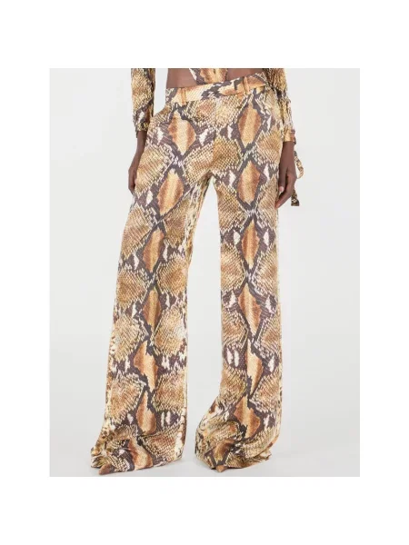 Spodnie Roberto Cavalli brązowe